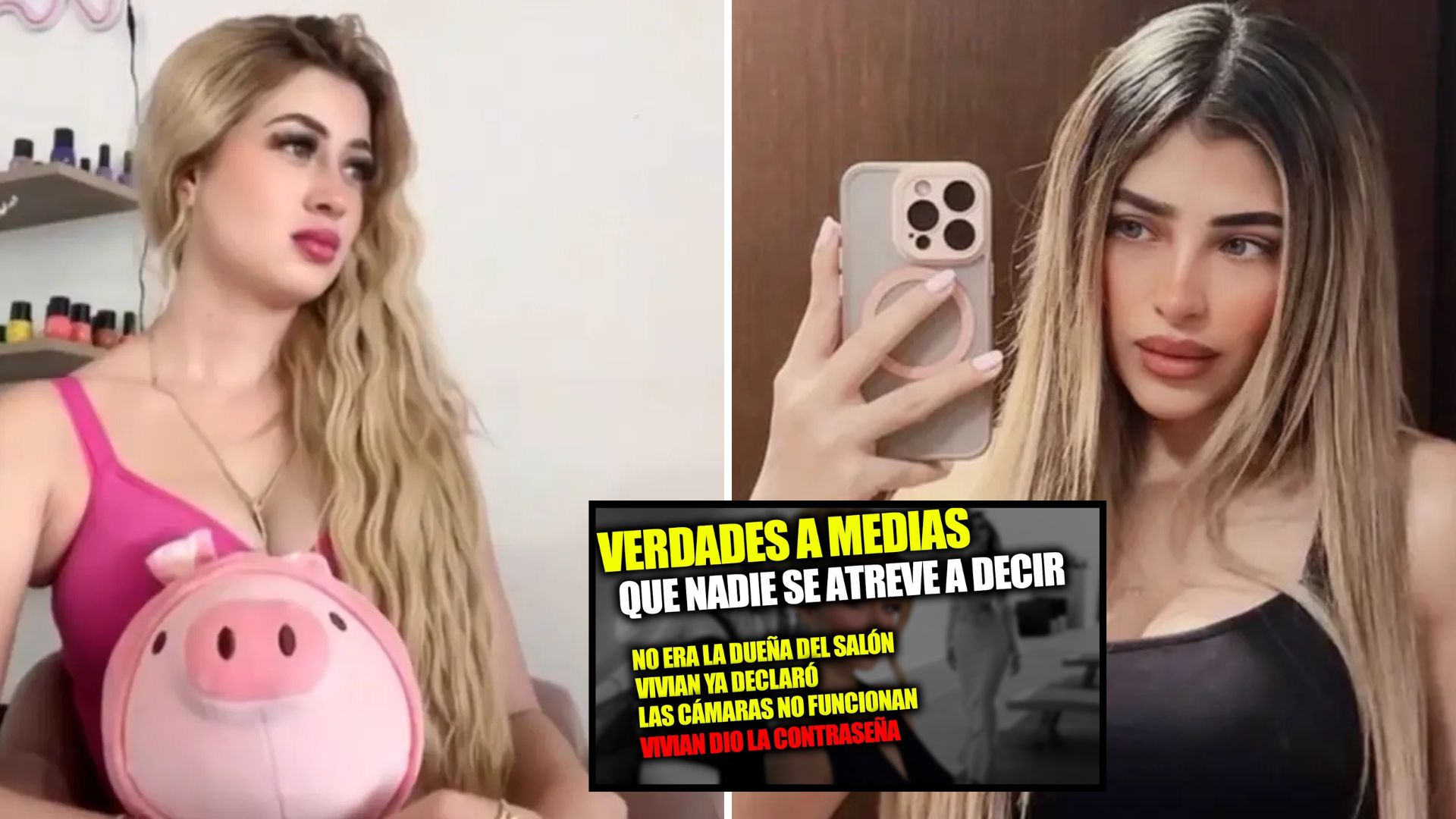 Vivían dio la contraseña de Valeria; ella no era la dueña del salón y las cámaras no estaban funcionando.