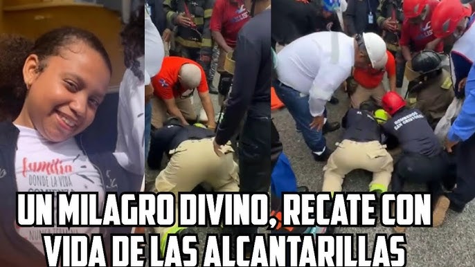 CIUDADANOS RESCATAN NIÑA DE ALCANTARILLA MIENTRAS AUTORIDADES SUSPENDEN LA BÚSQUEDA