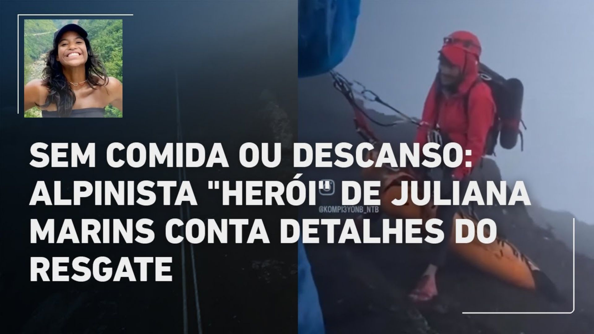 Alpinista voluntario, Agam, compartió los desafíos del rescate de Juliana Marins