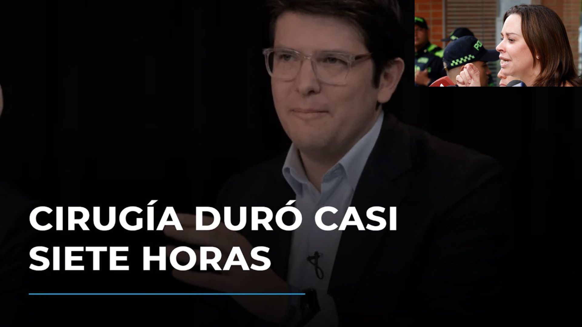 Miguel Uribe salió de la cirugía después de varias horas; su esposa detalla su estado de salud.