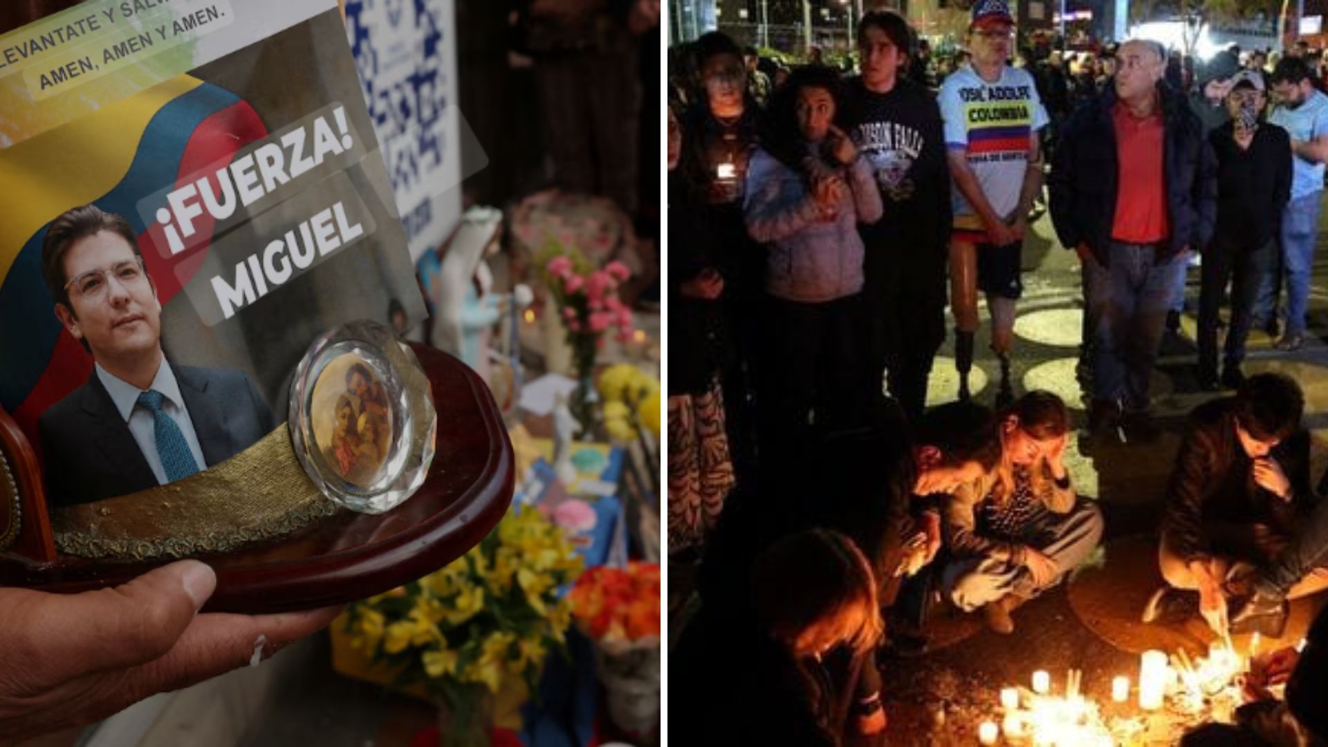 Incertidumbre por la salud de Miguel Uribe Turbay: decenas de personas se unen en oración por él.
