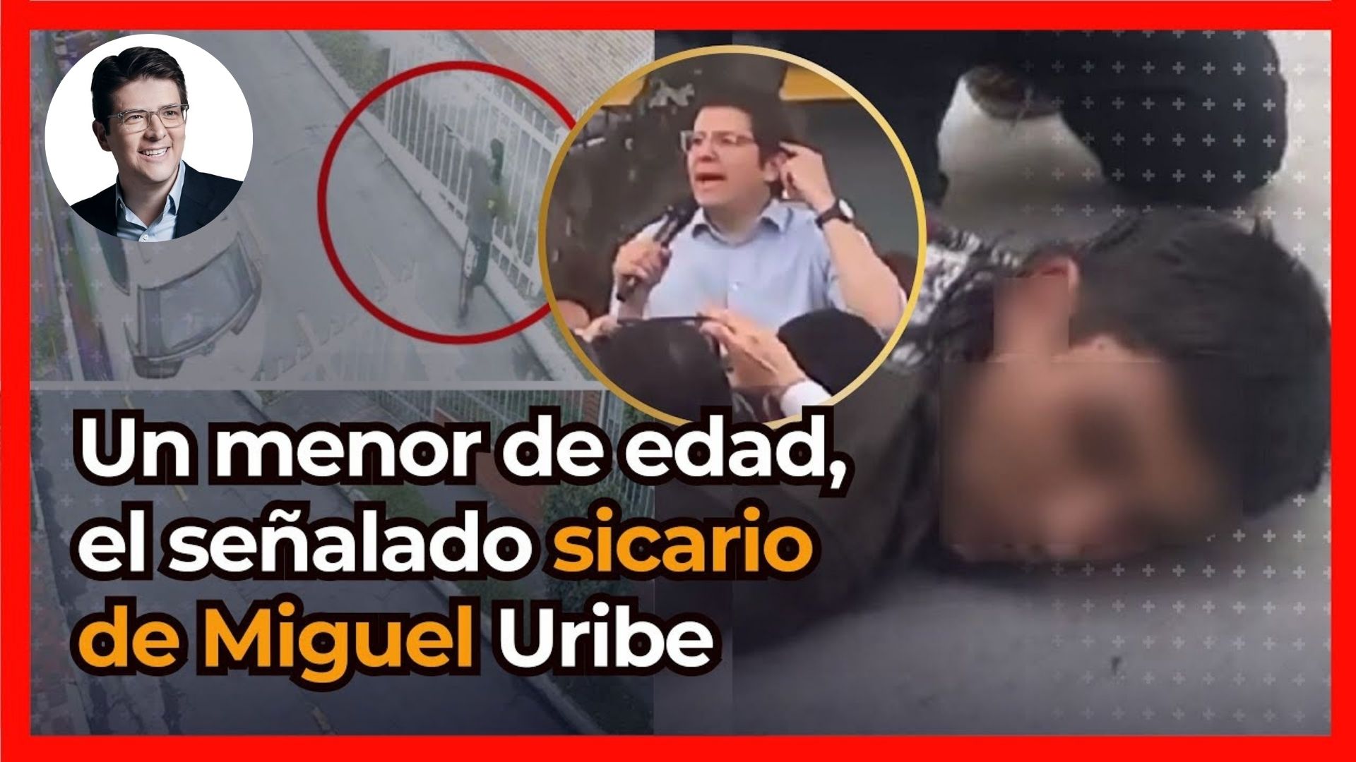 Un adolescente: Este es el señalado de atacar a Miguel Uribe Turbay; los videos muestran su accionar.