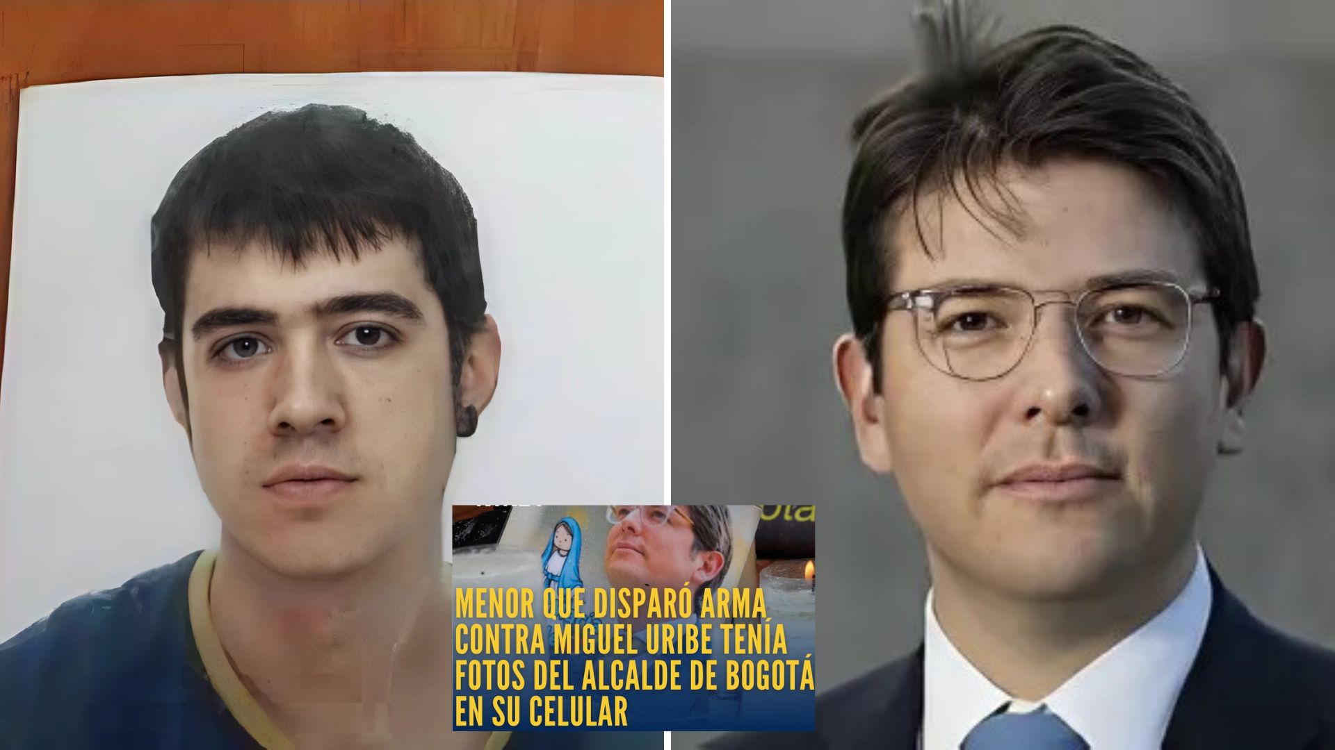 Menor que disparó el arma contra Miguel Uribe tenía fotos del alcalde de Bogotá en su celular.