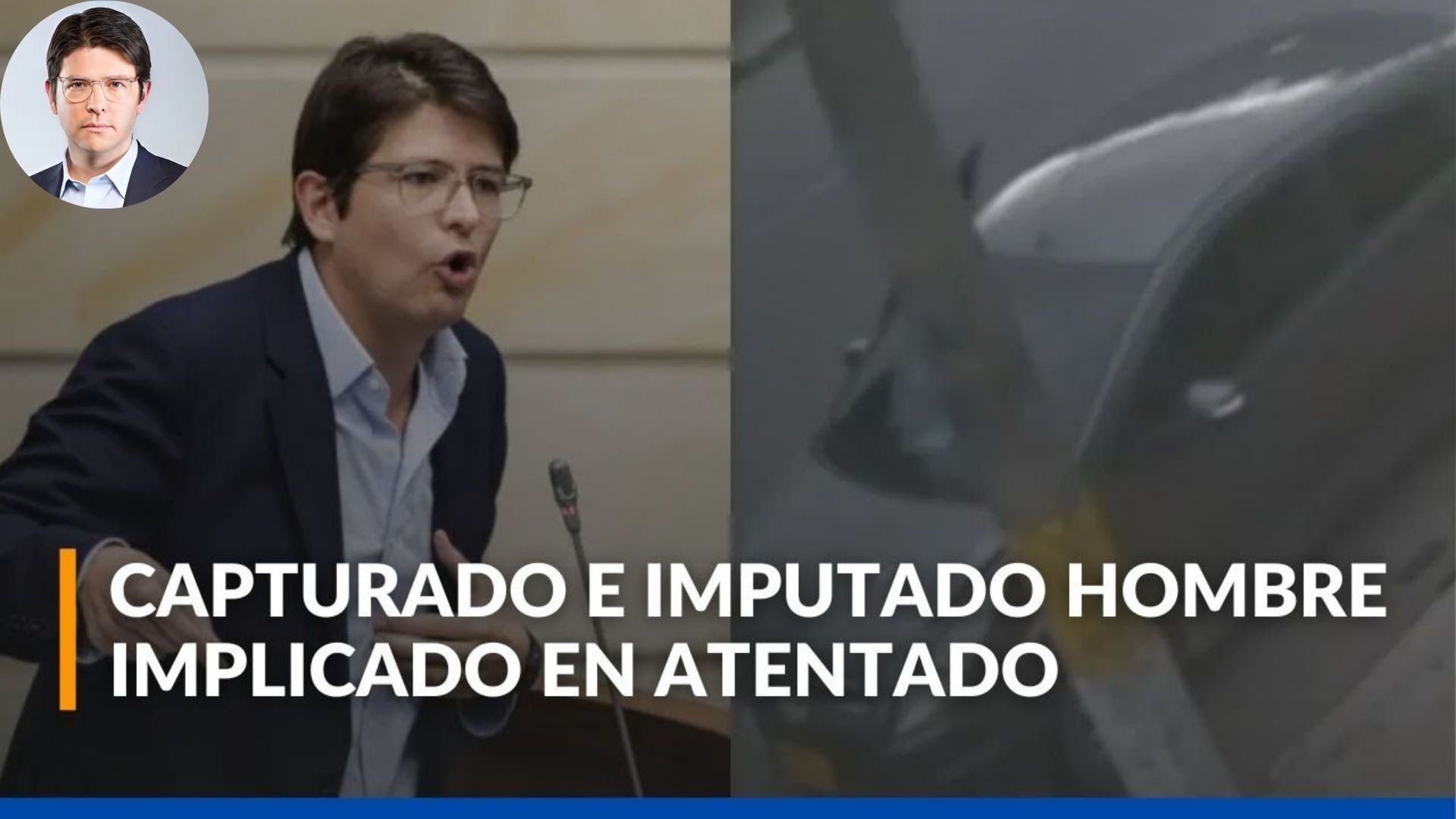Atentado Miguel Uribe: capturan e imputan cargos a hombre que habría transportado al joven sicario