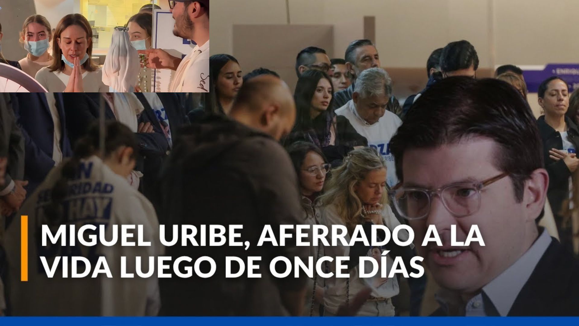 Después de once días en la UCI, Miguel Uribe Turbay sigue luchando por su vida.