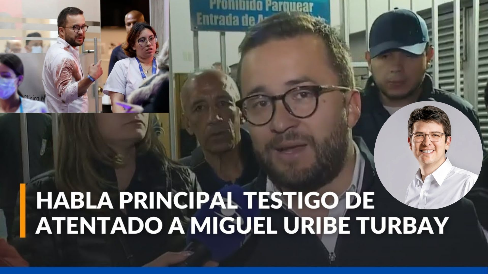 Concejal que acompañaba a Miguel Uribe Turbay en un acto político describe cómo ocurrió el atentado.